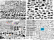 hundreds mix silhouette - vector hundreds mix silhouette - vector