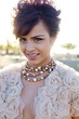 Beautiful fashion model