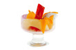 transparent cup with ice cream