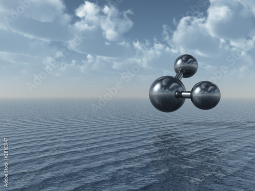 Illustration: molecule molecule