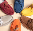 Different colors male shoes