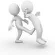 Illustration: Kick his butt Kick his butt