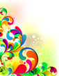 EPS10. Corner template for you cheerful design.