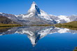 Tourists in front of the Matterhorn