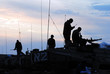 Silhouette Army Soldiers Sunset