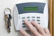 Foto: Burglar alarm in the house Burglar alarm in the house