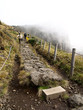 Chemin de randonnée en montagne