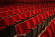 Rote Sitze im Theater