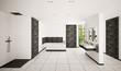 Badezimmer Interior 3d render Badezimmer Interior 3d render