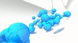 3D Ball Tube Movie - Blue 01 3D Ball Tube Movie - Blue 01