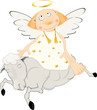 Angel on a lamb