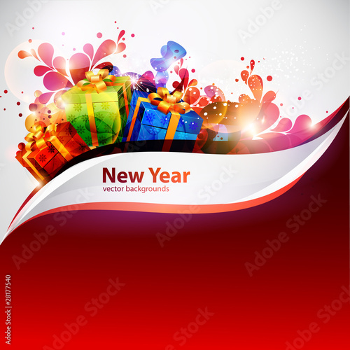 Vector: New Year Banner New Year Banner