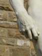 A fényképek részletei Hand of Michelangelo Dávid