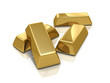 shiny rendered gold bars shiny rendered gold bars