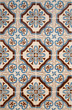Traditional Portuguese glazed tiles