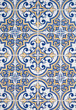 Traditional Portuguese glazed tiles