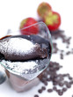 chocolate  mousse in a glass cup