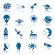 Space icon set
