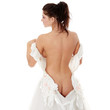 Young beautiful caucasian bride