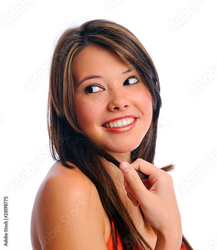 Photo: Pretty brunette smile Pretty brunette smile