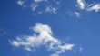 White clouds.
