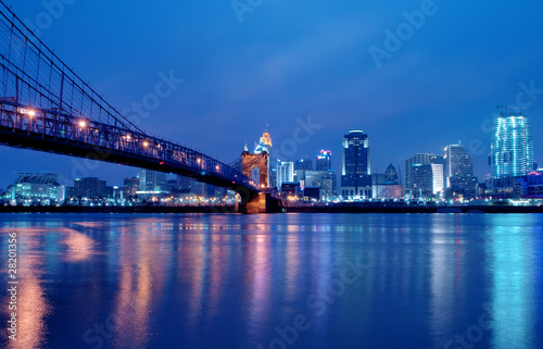 Photo: Cincinnati Ohio Skyline at Night Cincinnati Ohio Skyline at Night