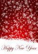 happy new year illustration with snow flakes happy new year illustration with snow flakes