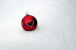 Bauble in snow