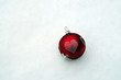 Bauble & snow