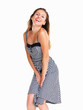 Flirtatious woman posing provocatively