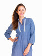 Casual woman smiling