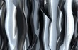 3D render bitmap - brushed metal wavy structure