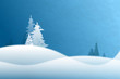 Vektor: Schneehügel Schneehügel