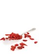 goji berries in a spoon goji berries in a spoon