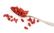 goji berries in a spoon goji berries in a spoon