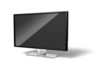 wide screen modern TV icon on white background