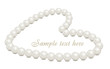 Vector: Backgruon vith pearls Backgruon vith pearls