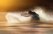 Waterskier waterskiing Waterskier waterskiing