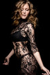 gorgeous model dancing, over black gorgeous model dancing, over black