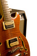 electric guitar and amplifier