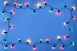 Christmas lights frame Christmas lights frame