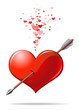 Heart with arrow