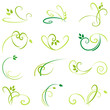 Vector: gras - filigrane muster gras - filigrane muster