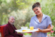 carer with senior patient