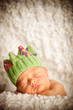 Schlafendes Newborn vertikal