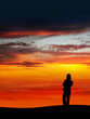 Foto: Silhouette of Business woman Silhouette of Business woman