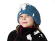 Foto: Winter girl with snow Winter girl with snow