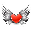 flying heart