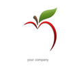 Logo apple. Opportunities for success ( Vector)