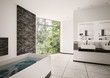 Badezimmer Interior 3d render